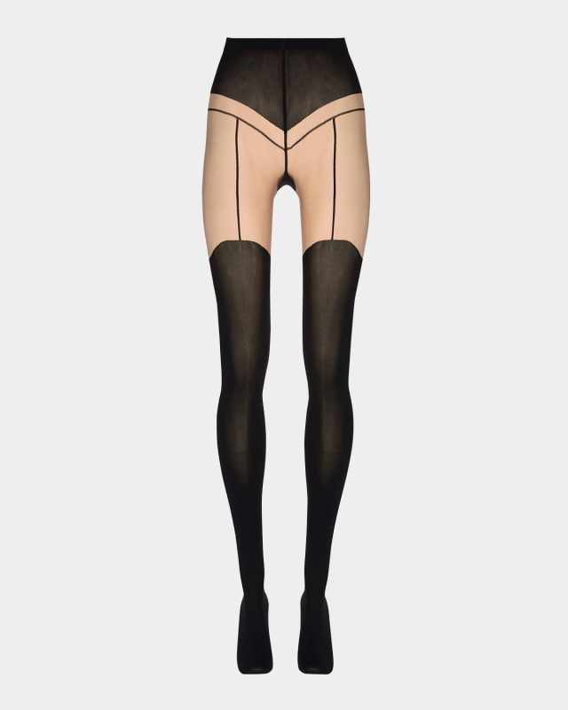 Garter Belt Tights, 40 Denier